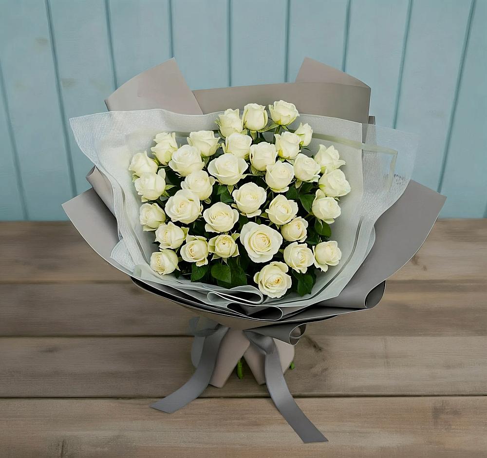 Букет Белоснежная нежность в Белоярском Свердловской области