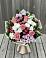 Букет цветов из: Альстромерии, Гвоздики, Розы и Хризантемы в Белоярском Свердловской области