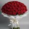 Букет 101 Красная роза Блэк Мэджик в Белоярском Свердловской области