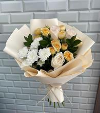 Букет цветов из:  Розы и Хризантемы в Белоярском Свердловской области