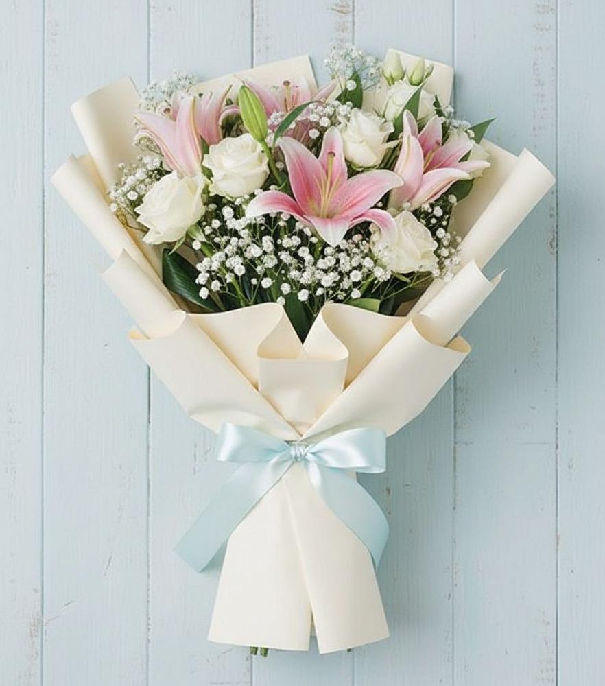 Букет цветов из: Лилии в Белоярском Свердловской области