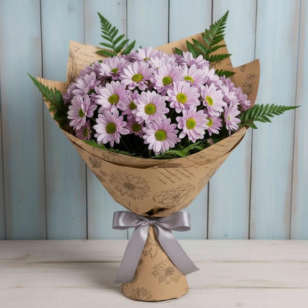 Букет цветов из: Хризантемы в Белоярском Свердловской области