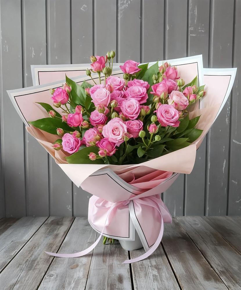 Букет Розовый кустик в Белоярском Свердловской области