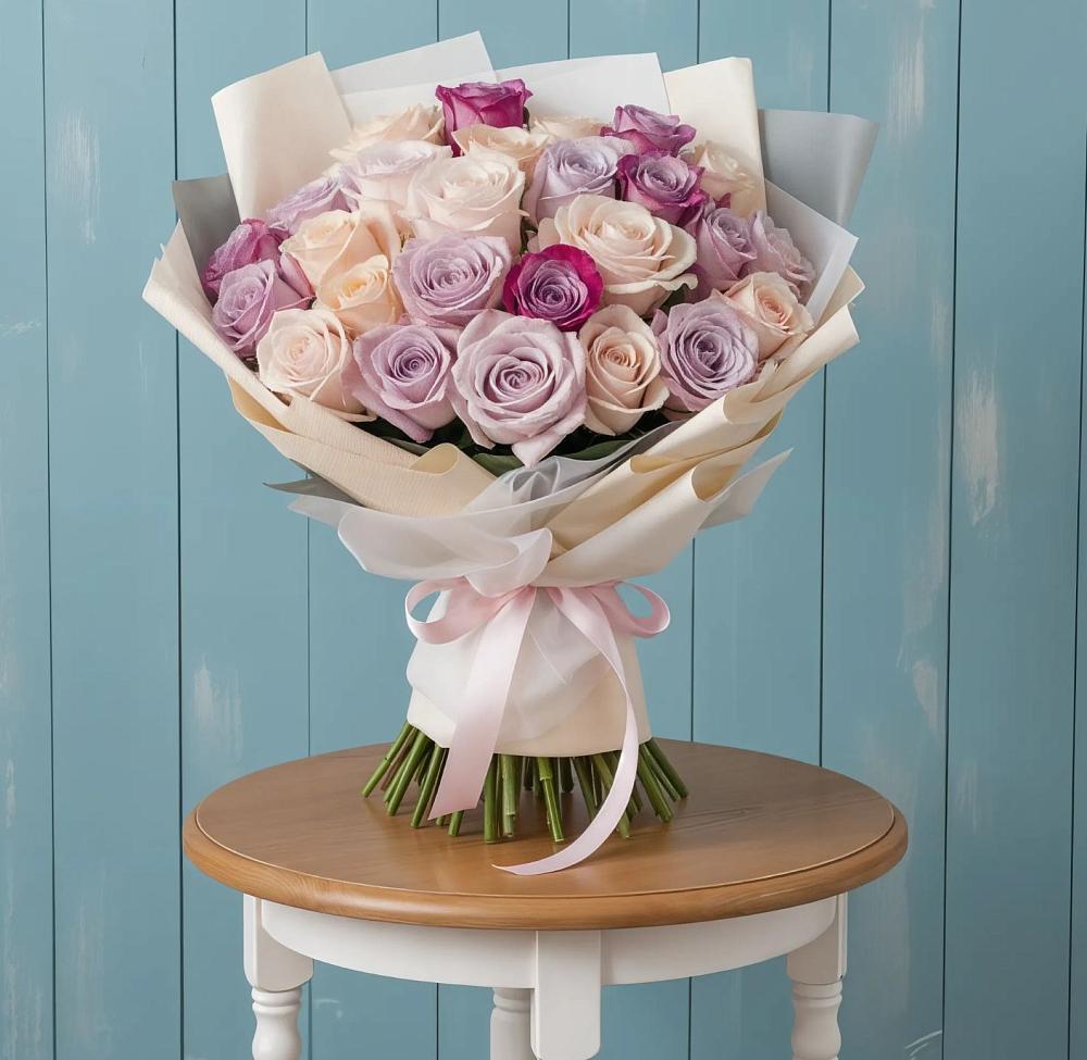 Букет цветов из: Розы в Белоярском Свердловской области