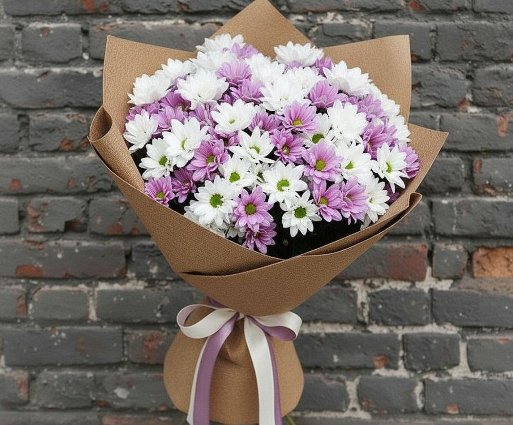 Букет цветов из: Хризантемы в Белоярском Свердловской области