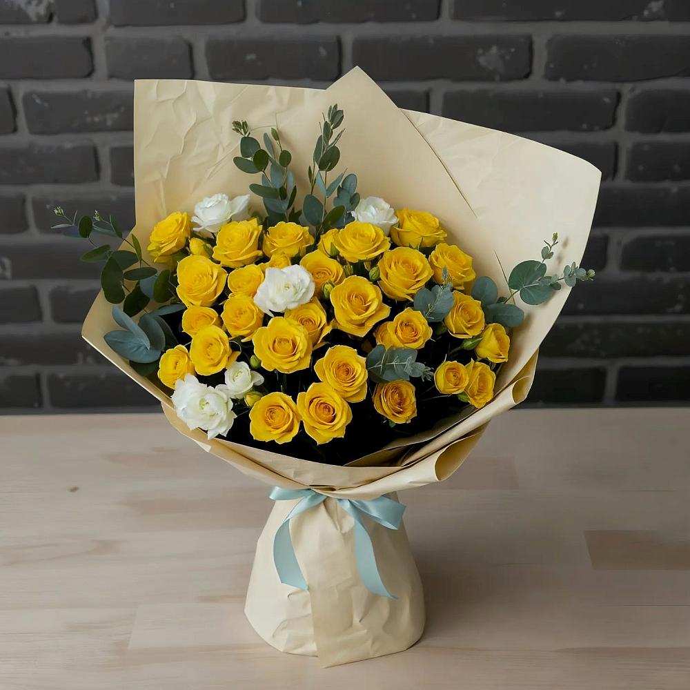 Букет цветов из: Розы в Белоярском Свердловской области